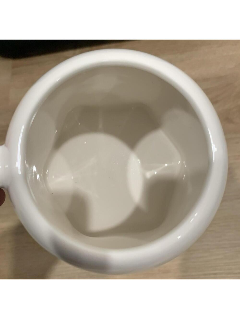 Ghost Shaped Ceramic Mug White Halloween Cute Spooky - Picture 6 of 6
